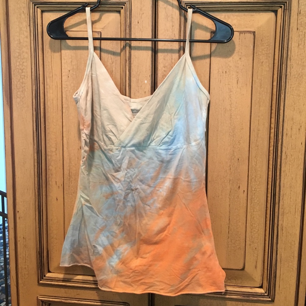 Tie dye hardtail tank top